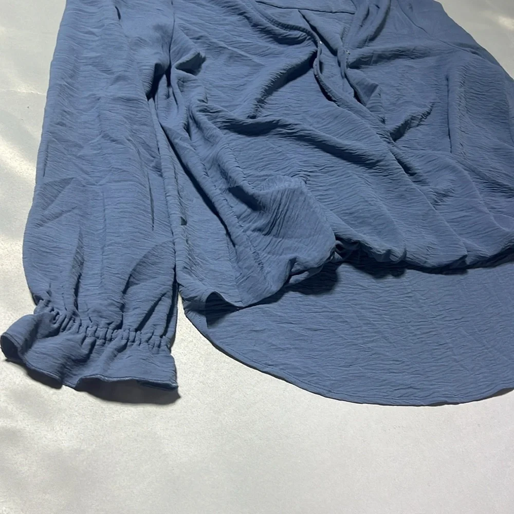 Frye faux wrap blouse - Picture 3 of 8